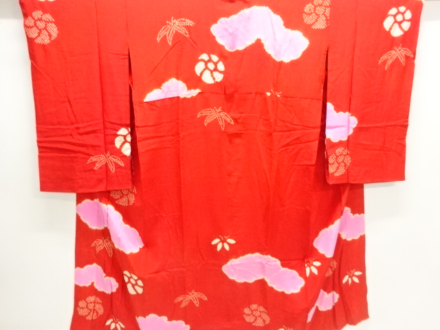 Japanese Kimono / Chirimen Kinsha Silk